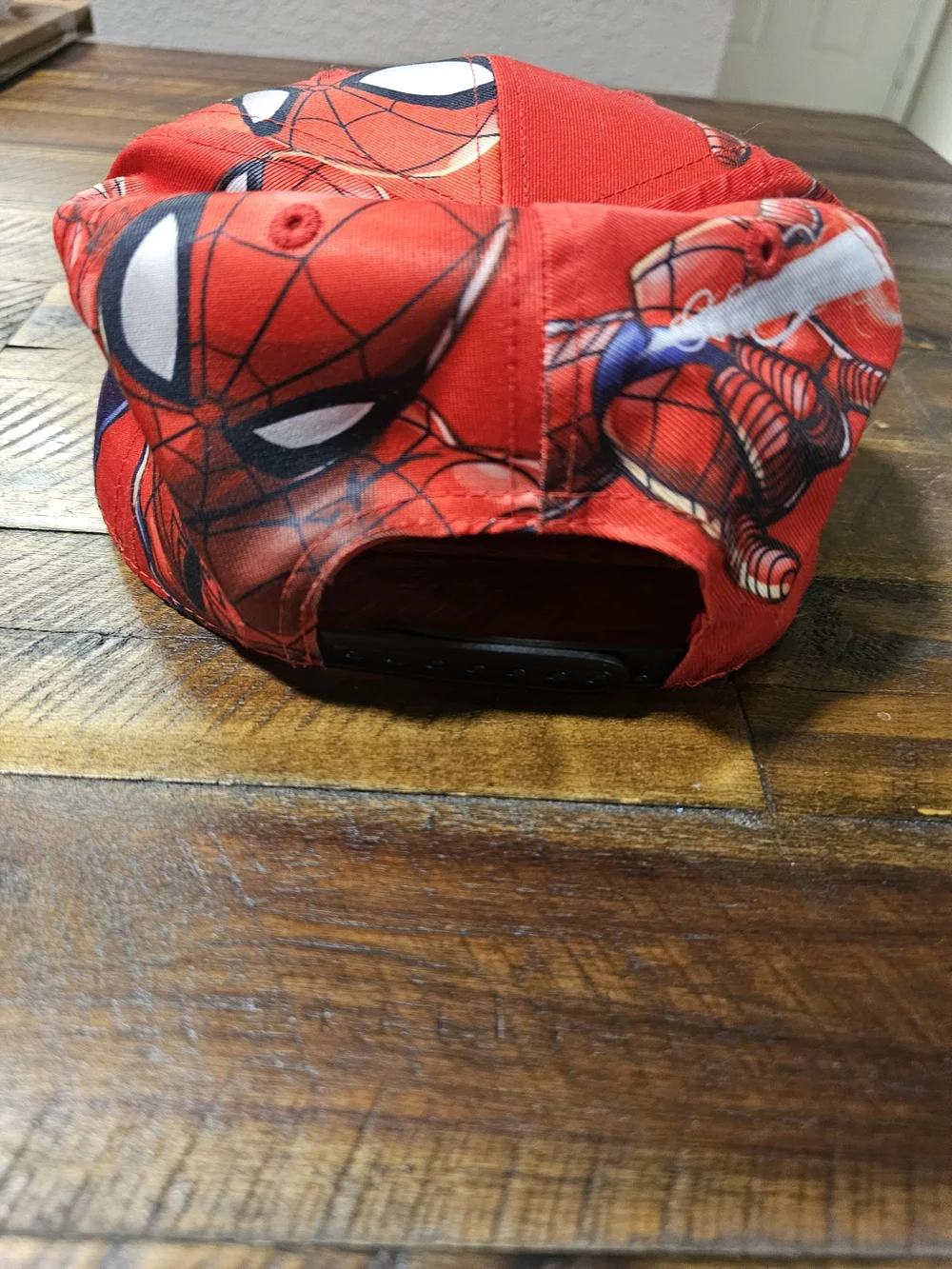 Marvel Red Spider-Man Kids Cap with White Spider Emblem